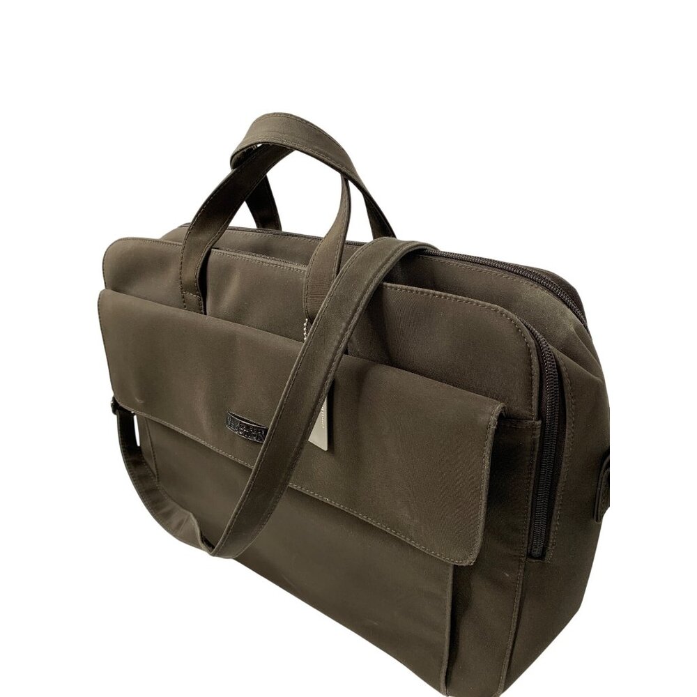 Kenneth Cole Reaction Nylon Laptop Bag Adjustable Strap 15 x 12 x 4 GUC